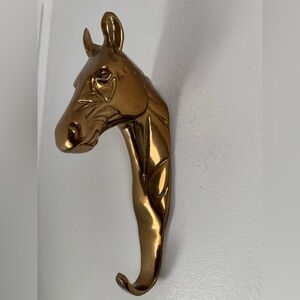 Horse brass wall decor